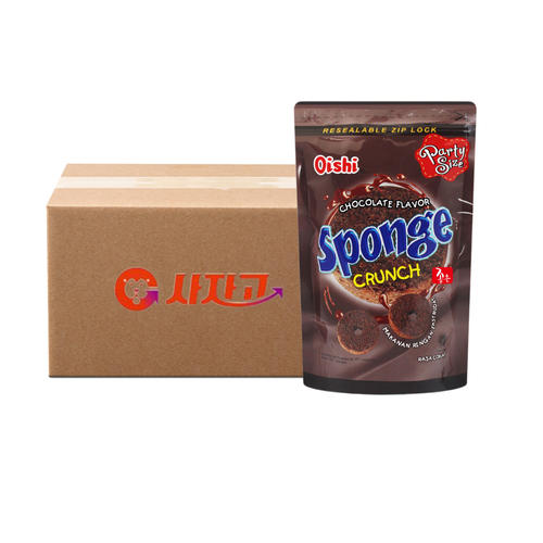 사자고마켓 오이시 스펀지 크런치 초코 100g 20입 1박스