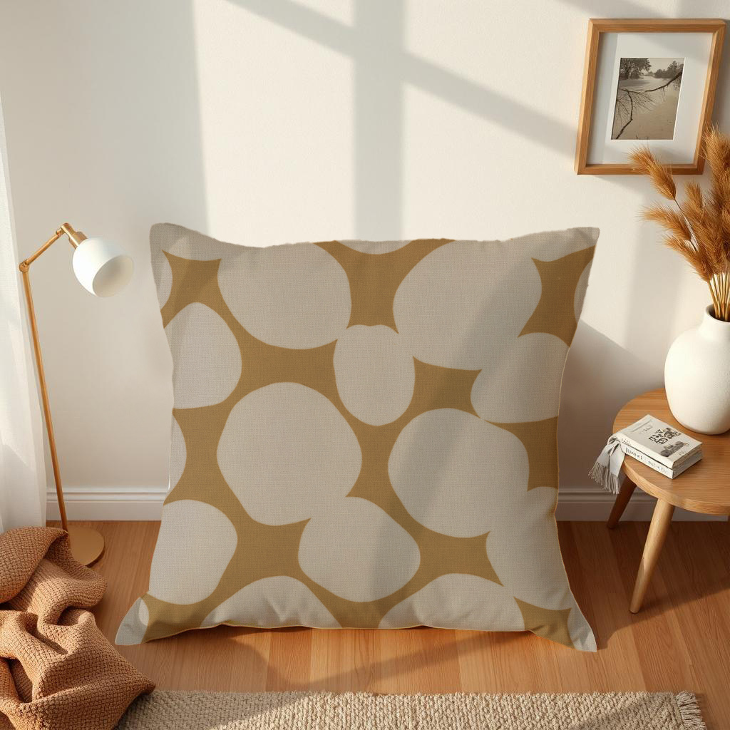 모노기와 모노기와 도트 패턴 인테리어 쿠션커버 40x40 리넨 10design