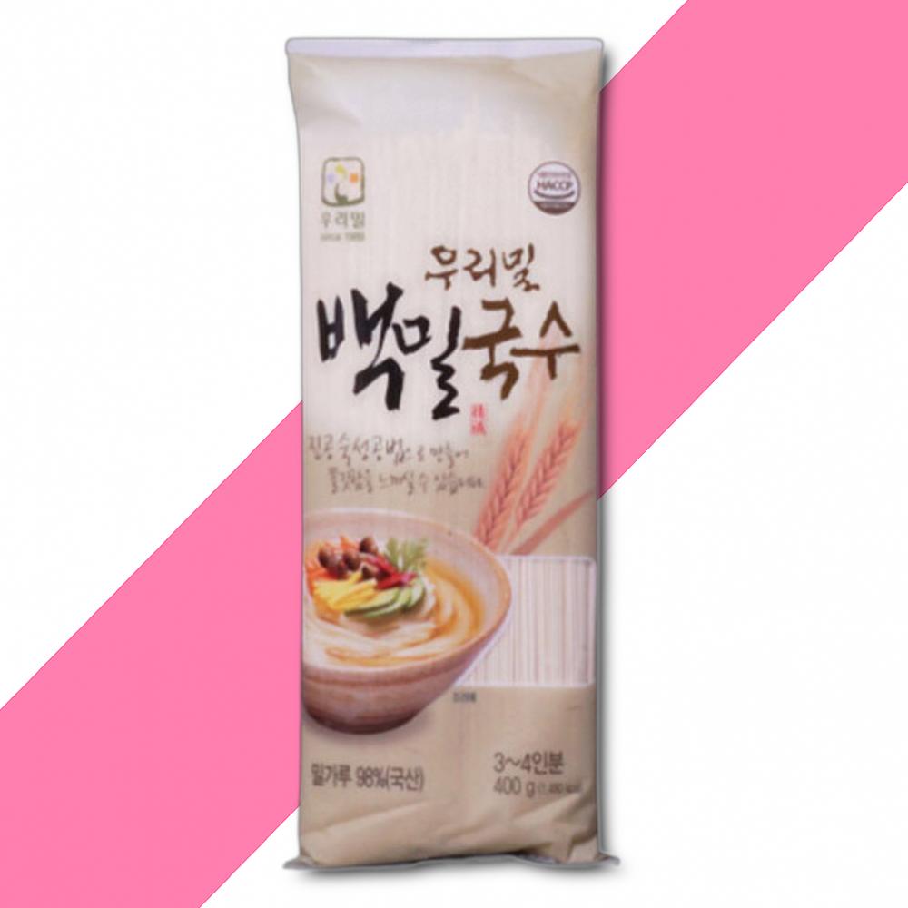 우리밀 백밀국수 400g 우리밀 백밀국수 국수면 면류