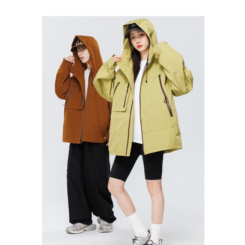 하이클라쓰 등산점퍼 커플 바람막이 자켓 오버핏