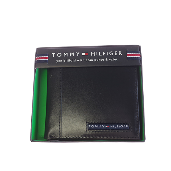 타미힐피거 TOMMY HILFIGER 지갑 반지갑 블랙 남성 Wellesley 31TL25X023001
