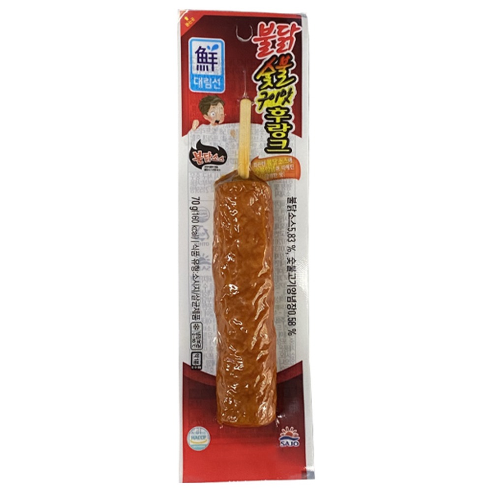 대림 불닭숯불구이후랑크 70g