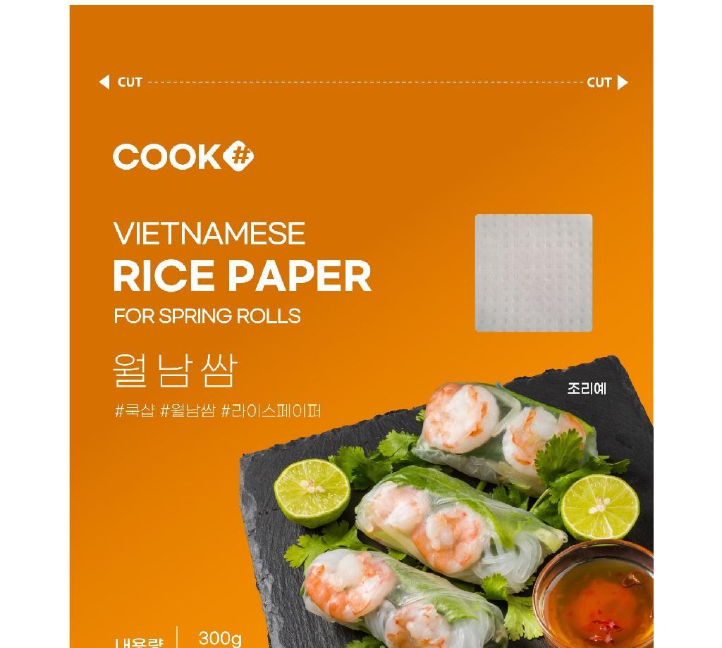 놀부 쿡샵월남쌈 라이스페이퍼 원형 300g