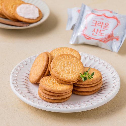크라운 크라운산도 딸기크림치즈 323g