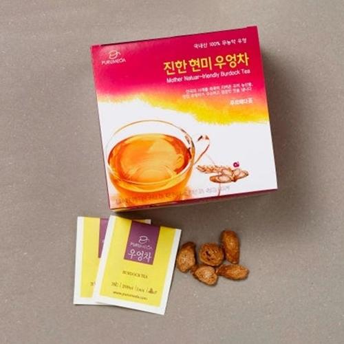 푸르메다 푸르메다 국내산 현미 우엉차 40티백 1박스
