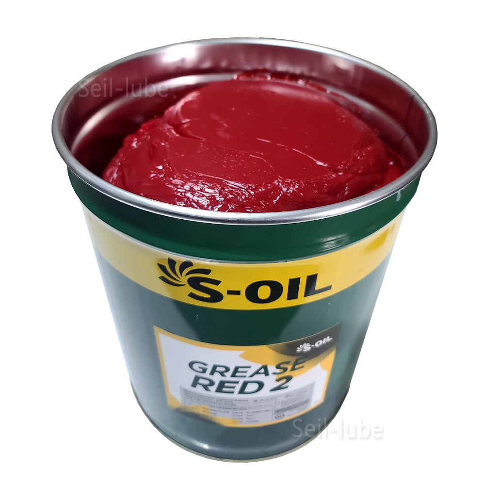 에쓰오일 S-OIL 고열 그리스 레드2 15KG 1종 2호 고성능 빨간 구리스 적점 251도 리튬 복합 버스 츄레라 덤프 중장비 고온 고속 고하중... 