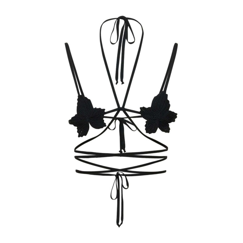 해외배송 안드레아다모 피그 리프 레이스업 디자인 슬리브리스 탑 ADSS23BS01947268 0473