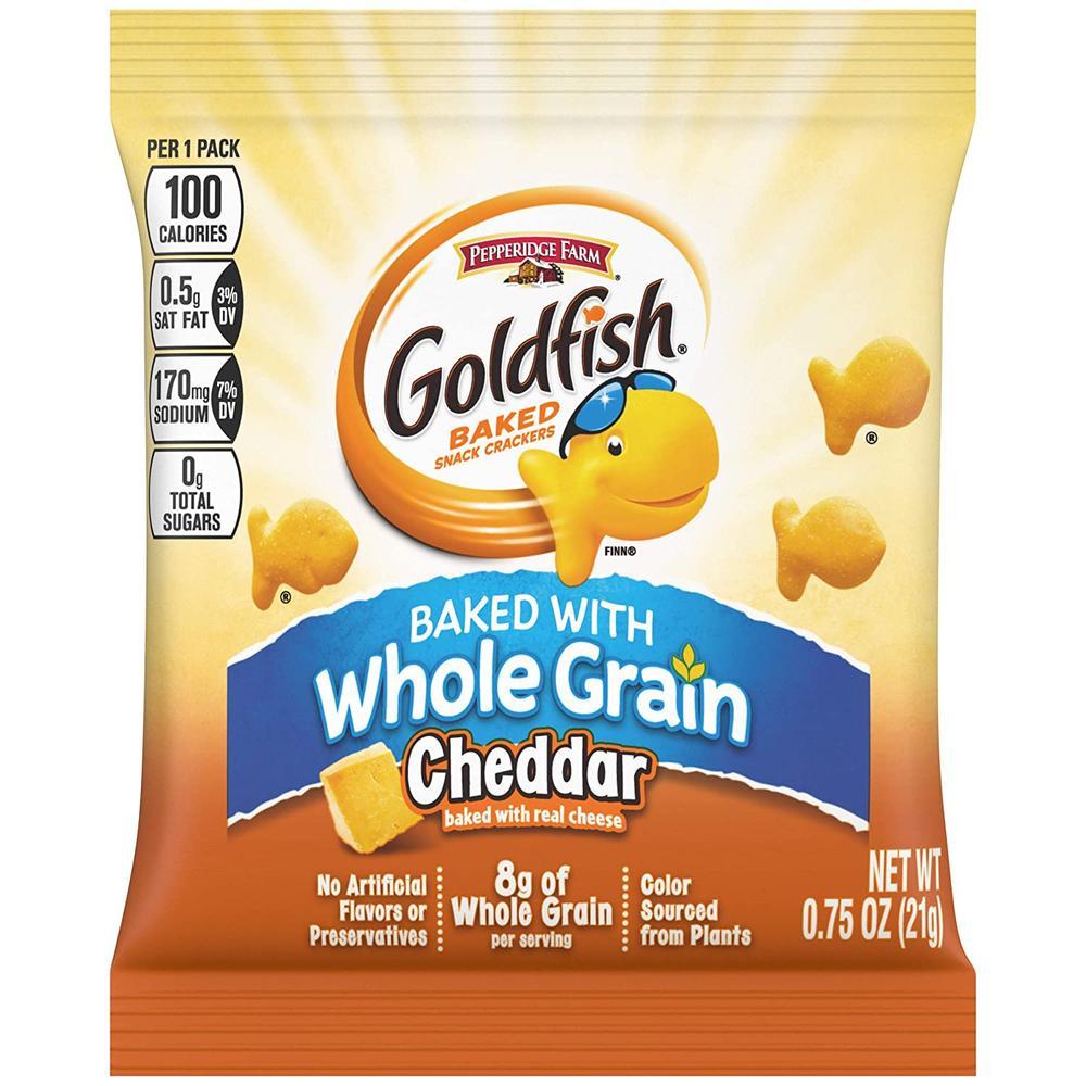 페퍼리지팜 Pepperidge Farm 페퍼리지 팜 골드피쉬 홀 그레인 스낵 크래커 체다 300개 21g