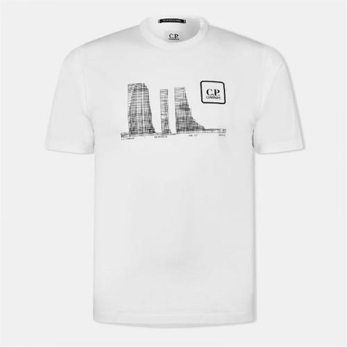 CP COMPANY METROPOLIS 메트로폴리스 빌딩 티셔츠