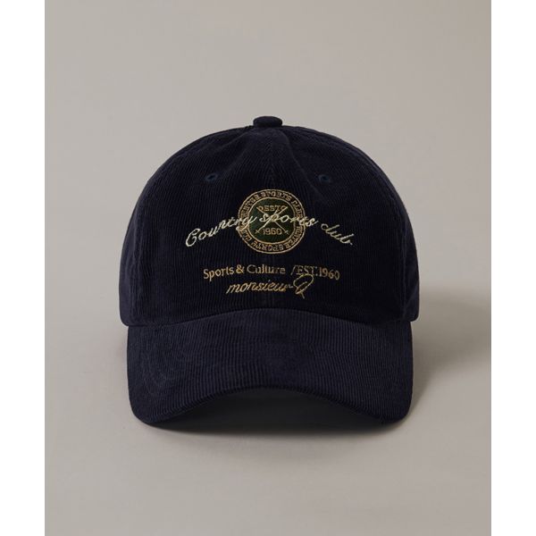 QS S C Corduroy Ball Cap 23F-BC001NV 102914