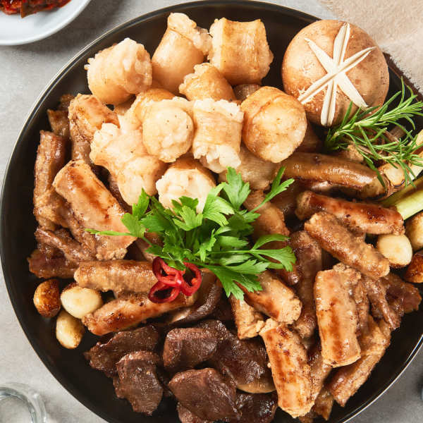 지향 곱창파는청년들 곱창파는청년들 맛집탐정 소곱창 실속세트 660g 1 2인 소곱창 한우대창 한우염통 소스