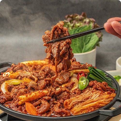 국내산 생오리 고추장 오리불고기 신선 냉장육 2개 500g
