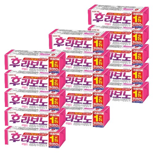 롯데웰푸드 롯데웰푸드 후라보노 마일드 껌 15개 26g