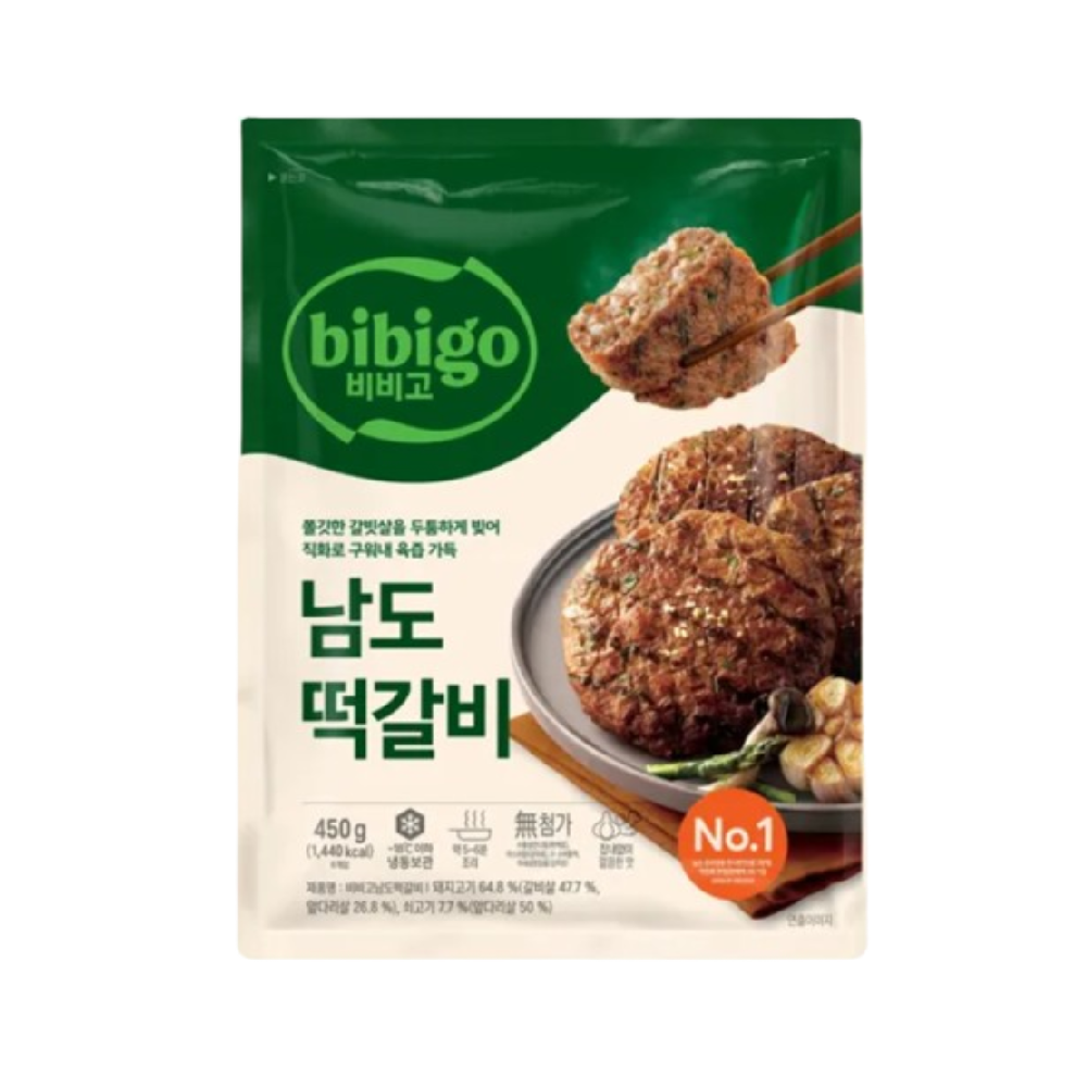 CJ 비비고 남도 떡갈비 450g x 4개