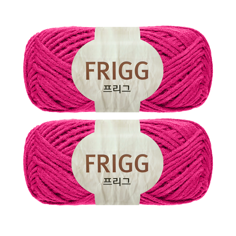 삼성모사 프리그실 100g 울 50 소프트벌키아크릴 50 두꺼운 뜨개실 329 버건디 2개
