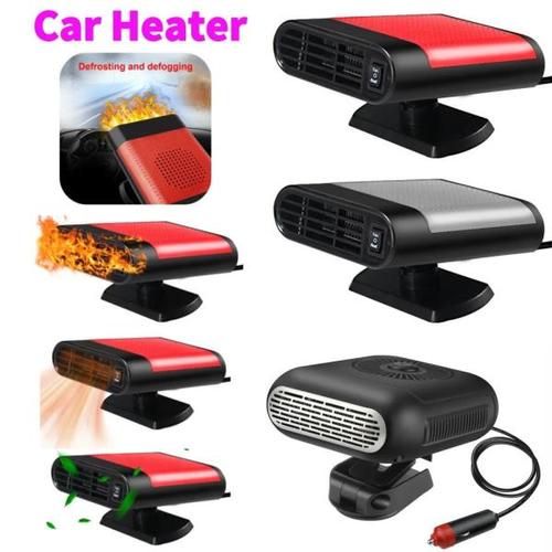 12 24V 자동차 앞 유리 성에 제거기 서리 전기 히터 팬 360 회전 Defogging 해동 난방 1200W