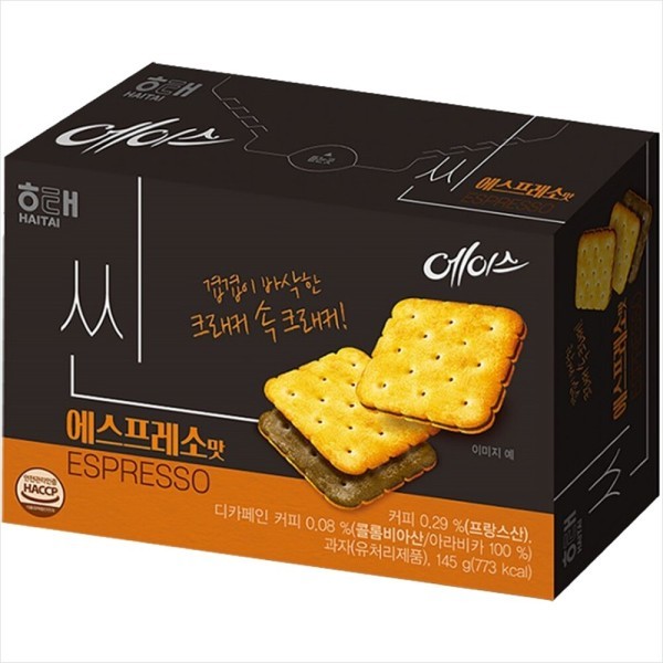 해태제과 해태제과 해태에이스 해태 에이스 씬 에스프레소맛 145g 넉넉한 유통기한x