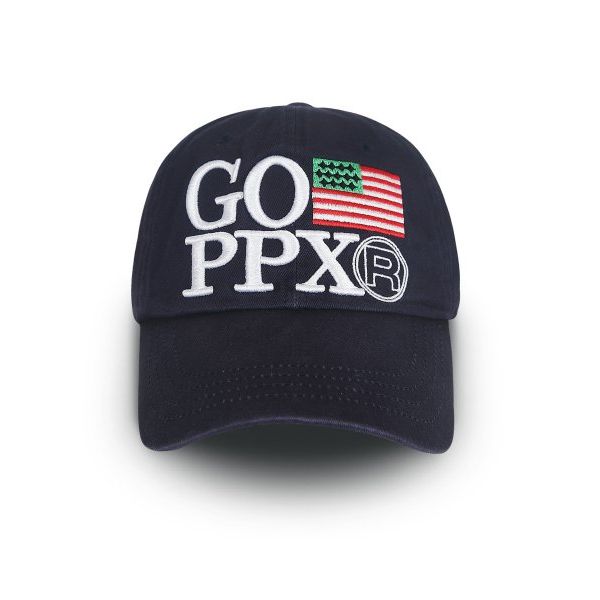 그램아운스파운드 GRAM OUNCE POUND US Flag 6-Panel Cap Washed Navy676025