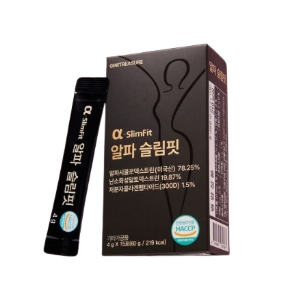 지니트레저 알파 슬림핏 4g x 15포