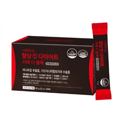 리얼메디온 혈당컷 다이어트 카페 더 블랙 2g x 30포