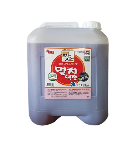 기장특산물영어조합 맛심더 기장 멸치액젓 18L