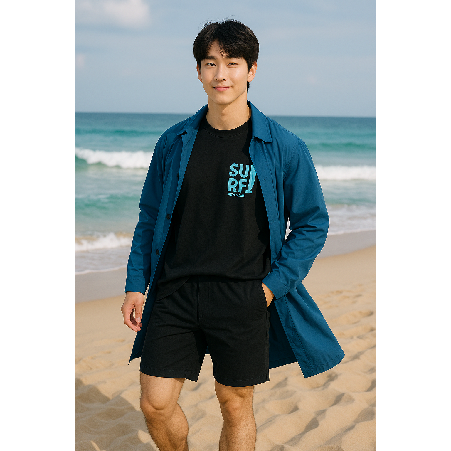 에스아이씨 라라비치 쿨링 오버핏 래쉬가드 상하 7종 여름용 05