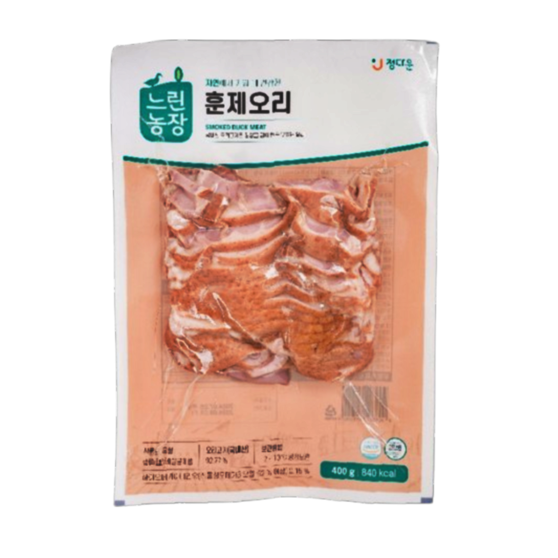 정다운 정다운 바이오푸드몰 정다운 훈제오리 3개 400g