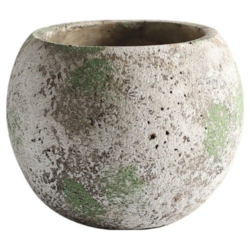 비레오 빈티지 플랜트 팟 원형 화분 Green Marble No 8 8 5 x 9 cm 2개