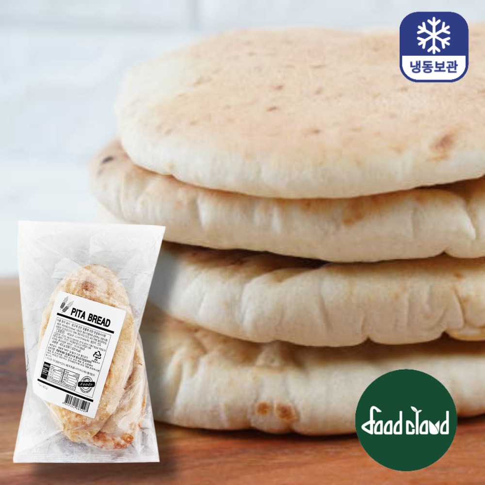 인도에서 온 맛있는 피타브레드 아이스박스 보냉백 통밀함유빵 PITA BREAD 1개 420g