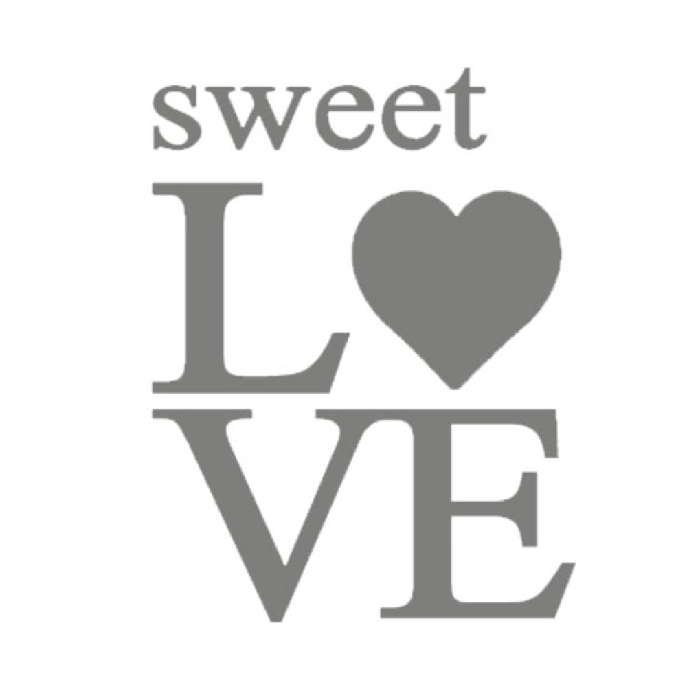 슬로우드로잉 스윗스윗러브B-2 스티커 마일드브라운