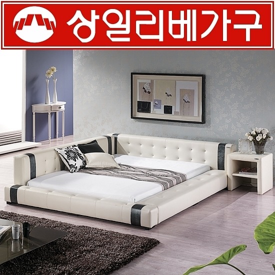 상일리베가구 큐브 프리미엄 고급가죽 침대 Q