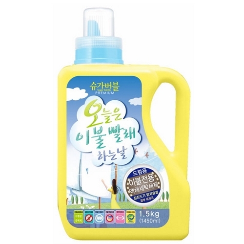 슈가버블 슈가버블 프리미엄 이불전용 드럼 세탁세제 1.5kg