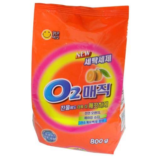 태광 태광 O2매직 드럼 세탁 겸용세제 리필 0.8kg