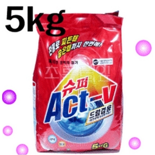 일신티엔씨 슈퍼 Act-v 드럼세탁세제 5kg