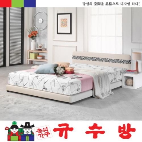 규수방 GB-UJ 로맨스 PU가죽 평상형 침대 Q