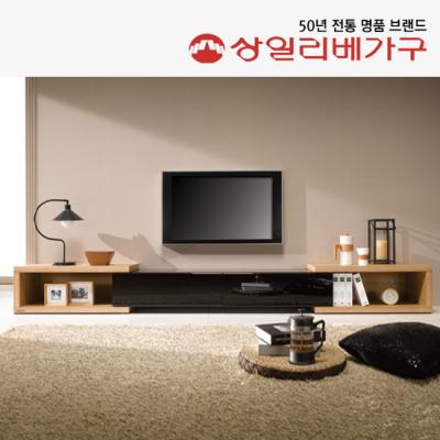 상일리베가구 데이브 익스텐션 고광택 유리 도어 거실장