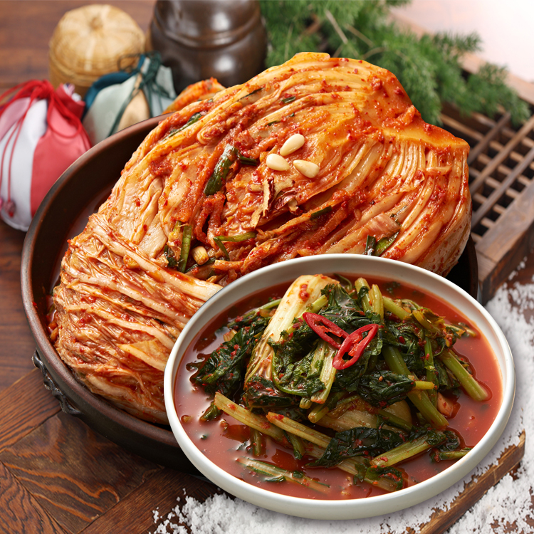 대복식품 한복선 김치세트 8kg (포기김치 5kg + 열무 3kg)