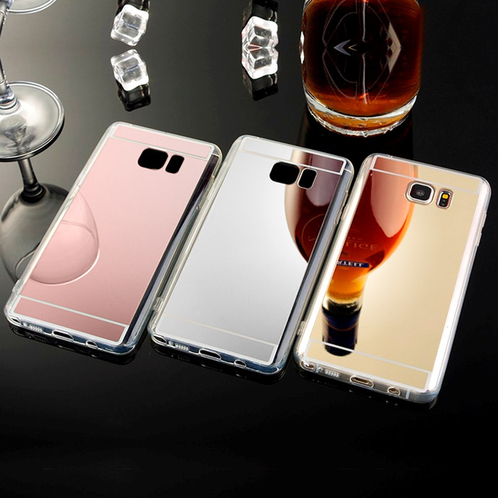 IPhone X Case Mirror Jelly x Mirror Luxurious Shab